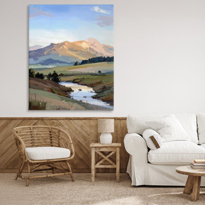 Across The Valley River Canvas, design by Alonza Saunders