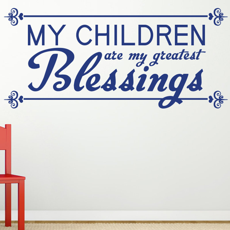 Wall Decal, Dark Blue, Large