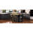 47 Inch Kitchen Island With Extendable Dining Table, Rubber Wood Veneer Kitchen Table With Internal Storage Rack, Power Outlet, Kitchen Island With Storage 2 Drawers 2 Cabinet-1011153470