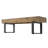Norrene 59" Dining Bench with Sturdy Metal Legs & MDF Top-120921517