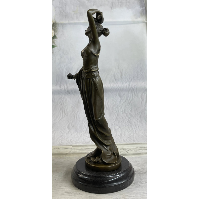 Signed Original Kassin A Tribute To Erte Bronze Sculpture Hand Made Figurine