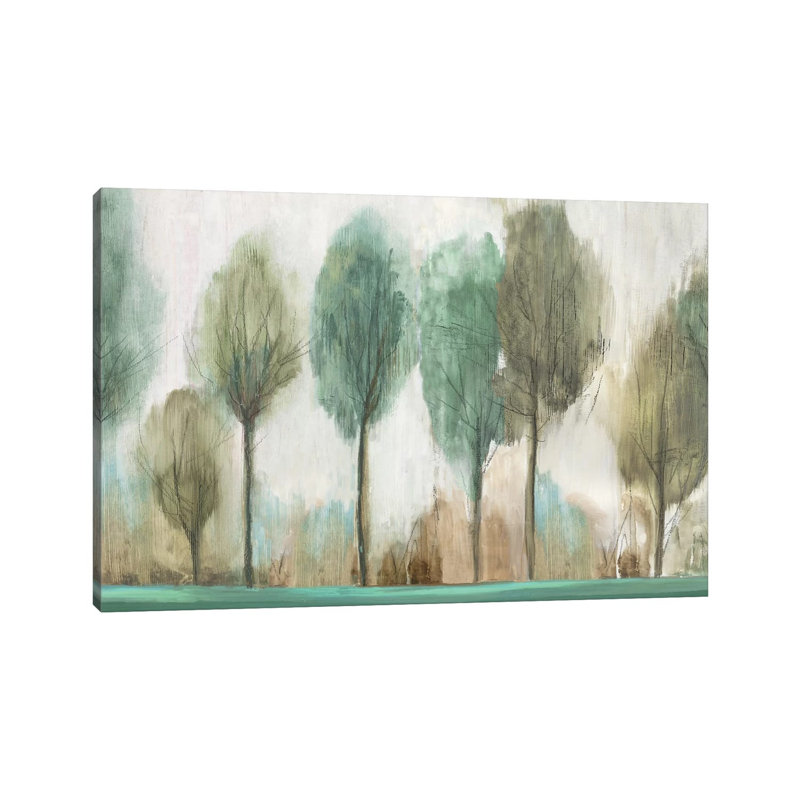 Tall Trees by Allison Pearce - Wrapped Canvas Painting, 20.32 cm H x 30.48 cm W