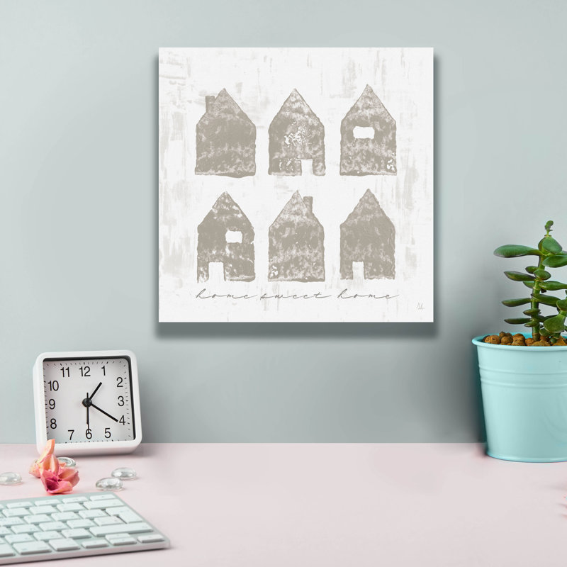 «Home Sweet Home IV» par Sarah Adams, H 12 po x l 12 po x P 0,75 po