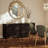 Jonica Iron Frame Round Wall Mirror-1326521485-1326521480