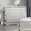 Commode de chambre à coucher 1 tiroir 5 pièces Glam