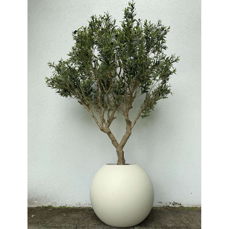 98" Artificial Olive Tree in Pot
