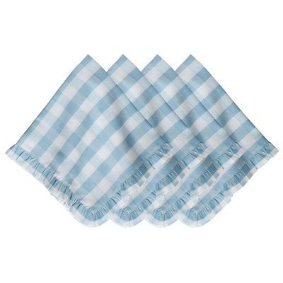Gingham Ruffle Napkin