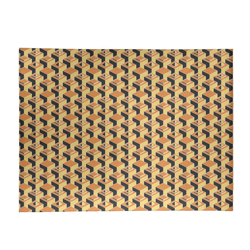 Chenille Geometric Indoor Rug, Rectangle 8' x 10'