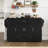 54.8-Inch U-Shaped Sideboard, Four Doors, One Drawer, Large-Capacity Storage, With Adjustable Shelves, Versatile Storage Cabinet For Dining Room And Kitchen, Black.-1314393899
