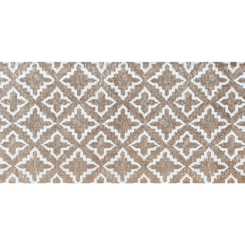 Maltese Sand Medium Washable Floor Mat, Rectangle 2'4" x 4'