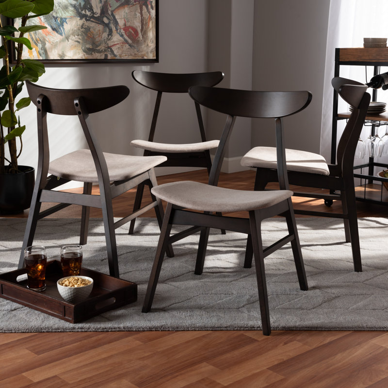 Chikamara 17.91'' H Upholstered Side Chair, Beige