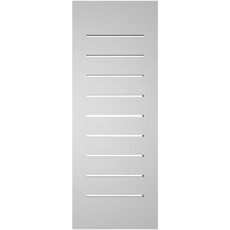 Évent à pignon fonctionnel en uréthane rectangulaire à fixation en surface, brun clair apprêté, H 32 po x l 12 po x P 1,5 po