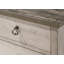 Contemporary Style Bedside Table, Nightstand With 2 Storage Drawers