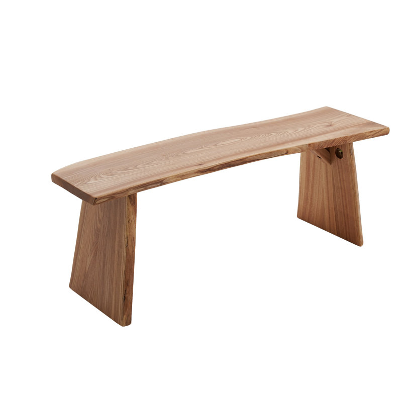 Ceyhan Solid Wood Bench Rustic Dining Bench