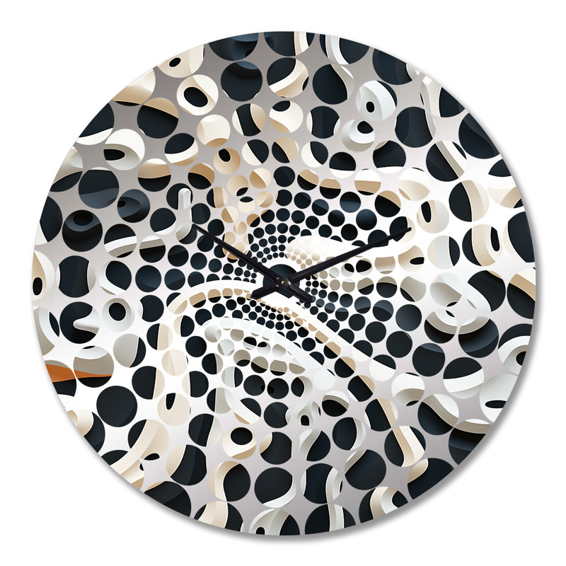 Tesora - Horloge murale abstraite, Très grand