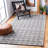 Dardanelle Natura Hand Woven Wool Cotton Geometric Rug in Cream/Gray-886867662