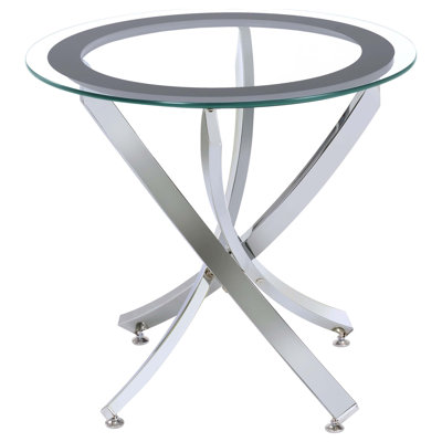 Table de bout en verre Connors