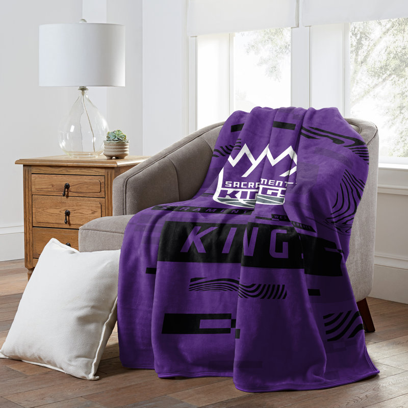 Throw Blanket, Purple/Black, Sacramento Kings