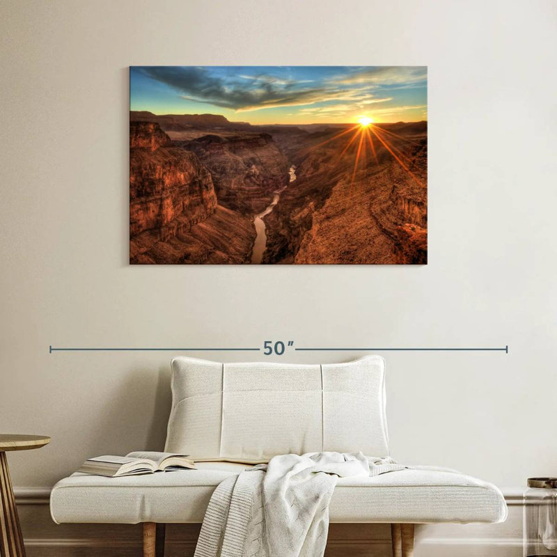Alvord Toroweap Overrise Sunrise, H 26 po x l 39 po