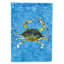 Drapeau de maison en polyester crabe 2 côtés 40 x 28 po