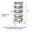 Finney Steel Cabinet Shelving Rack