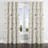 Country Farmhouse Curtains - Floral Cream Wildflowers Grommet Curtain - 1 Panel-1945587548-1945587546