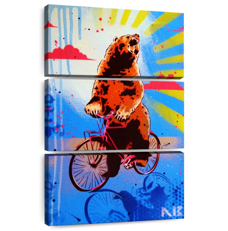 Senne Bear Back Ride, 38" H x 24" W