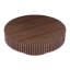 Petite table basse ronde 31,49 po pour appartement, table basse de salon moderne avec piédestal robuste-873716544