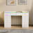 Makeup Vanity Desk HD Glass Top Built-in LED Light Strips Large 13 Drawers-434093892