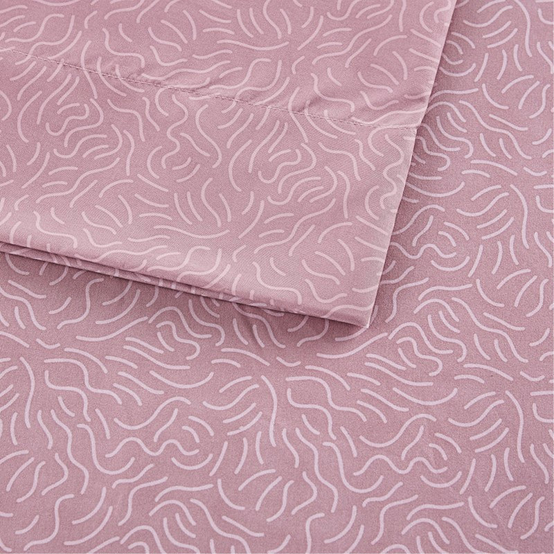 Ensemble de 4 draps pour grand lit de 100% microfibre à imprimé gai, doux et lisses pour toutes les saisons d, 2
