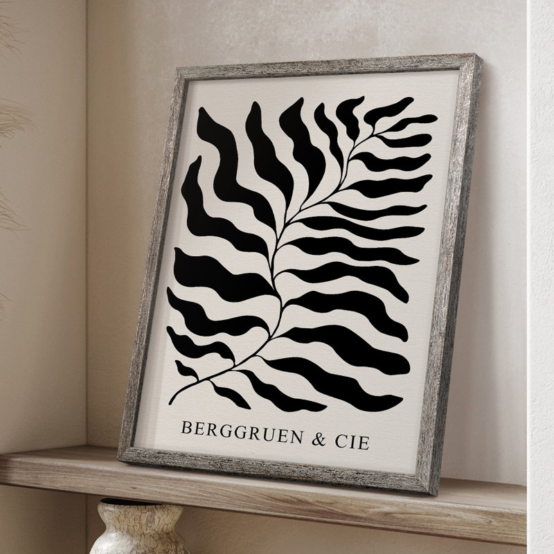 Matisse LII, reproduction d'art encadrée - bois massif, H 11 po x l 9 po