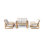 Capistrano Outdoor 5 - Piece Teak Conversation Set