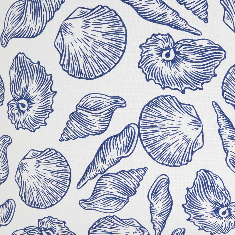 Housse de coussin Coastal Sea Shells, H 20 po x l 20 po, Polyester, Carrée