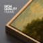 «Serene Mountain Valley Sunset Landscape - Large encadrée», reproduction d'art sur toile encadrée-1090993348-1090993345