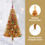 vidaXL Christmas Tree with 300 LEDs with Stand Gold PET-530090336