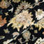 Tapis noir crocheté à la main Dharmendera-325146349