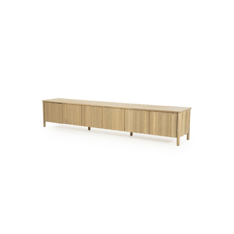 Jake 6-Door Media Unit, Oak Wood