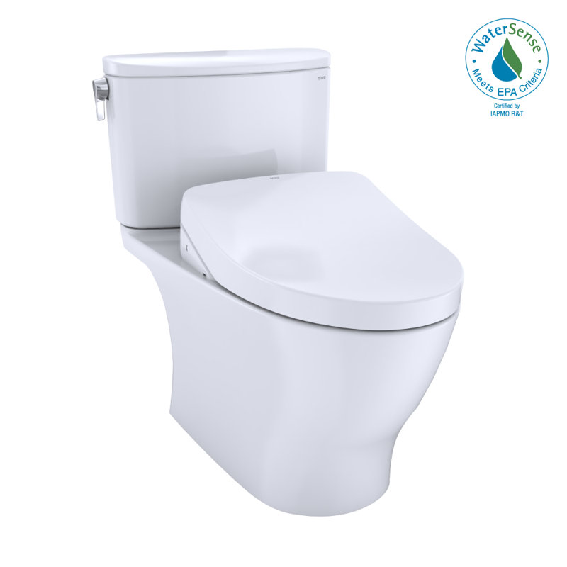 1 GPF Elongated Two-Piece Toilet High Efficiency Flush (Seat Included)
