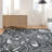 Sportsglyphs Golf Black Power Loom Polyester Area Rug-120232878-98943896