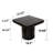 23.6'' Modern Solid Wood Veneer End Table
