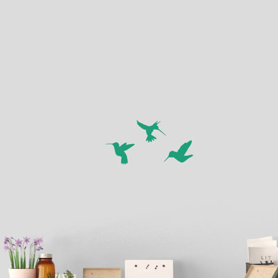 Adhésif décoratif colibris
