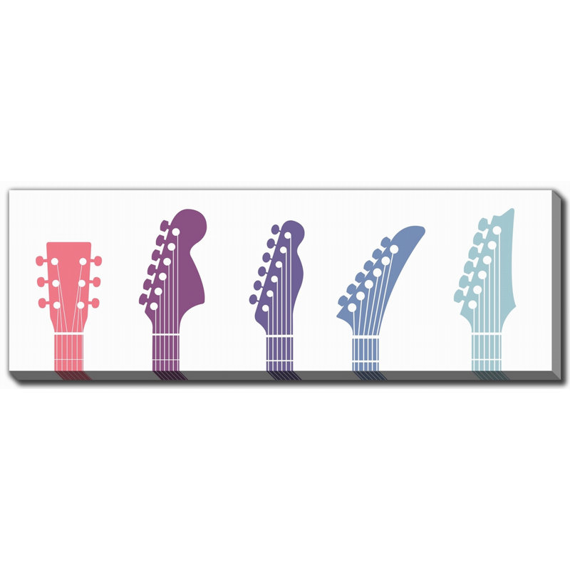 Art mural sur toile Gradient Groove, H 20 po x l 60 po