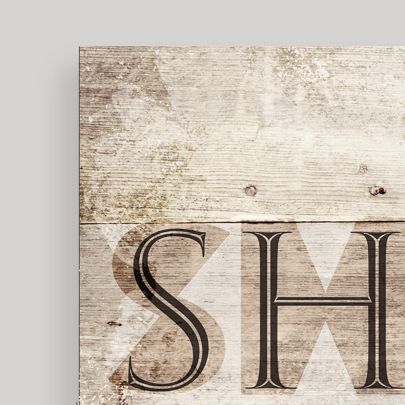 " Shalom I " by Olivia Rose, 12" H x 24" W x 1.5" D