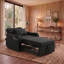 Fauteuil-lit convertible 3-en-1 avec dossier réglable, support pour téléphone et port de charge USB-888678163