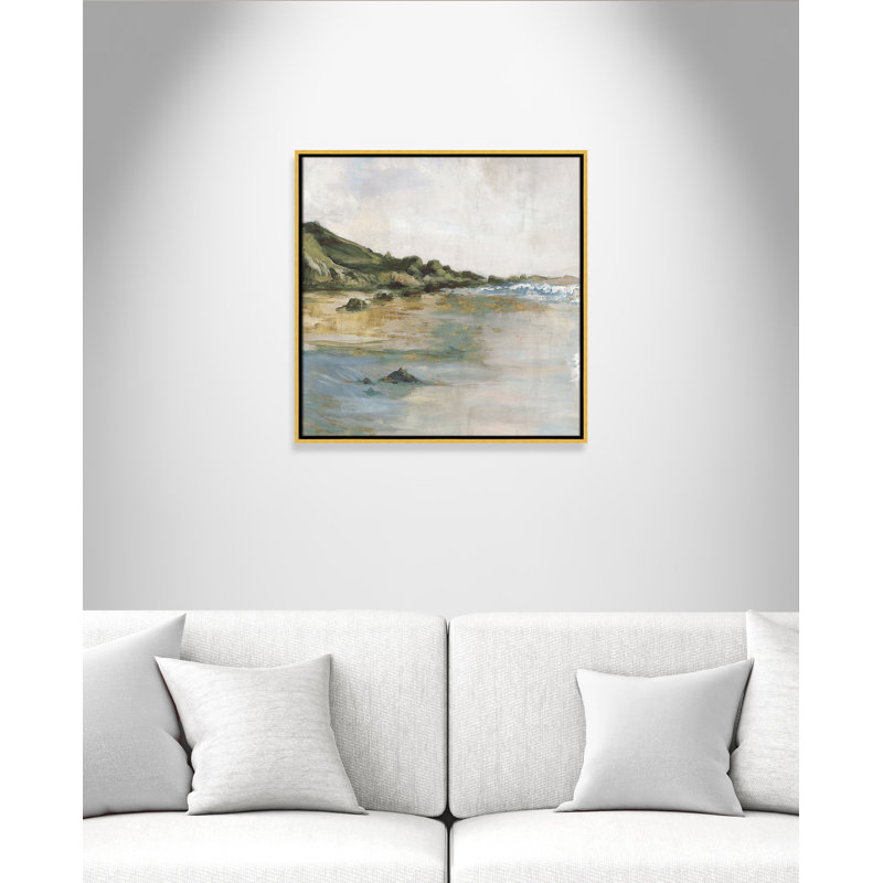 «Cordoba Tide’s Edge» par, H 25,5 po x l 25,5 po, Doré