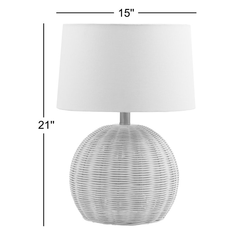 Lampe de table en rotin Dermott