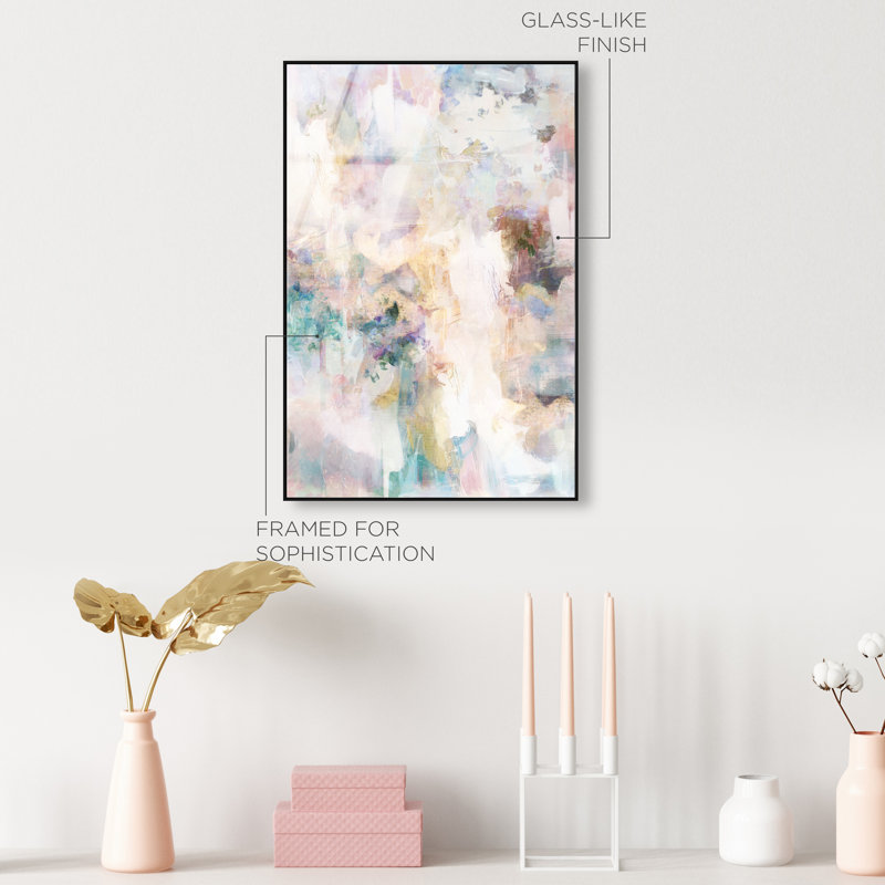 Tonic to Awaken High-Gloss Frameless Acrylic Glass Wall Art Abstract Print by Oliver Gal, Ready to Hang, 10 x 15, 37"H x 25"W
