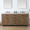Ensemble de meuble-lavabo double 72 po Ajiya