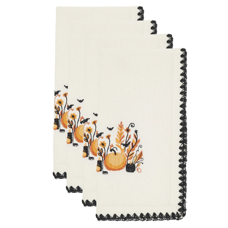 Serviette Halloween (ensemble de 4)