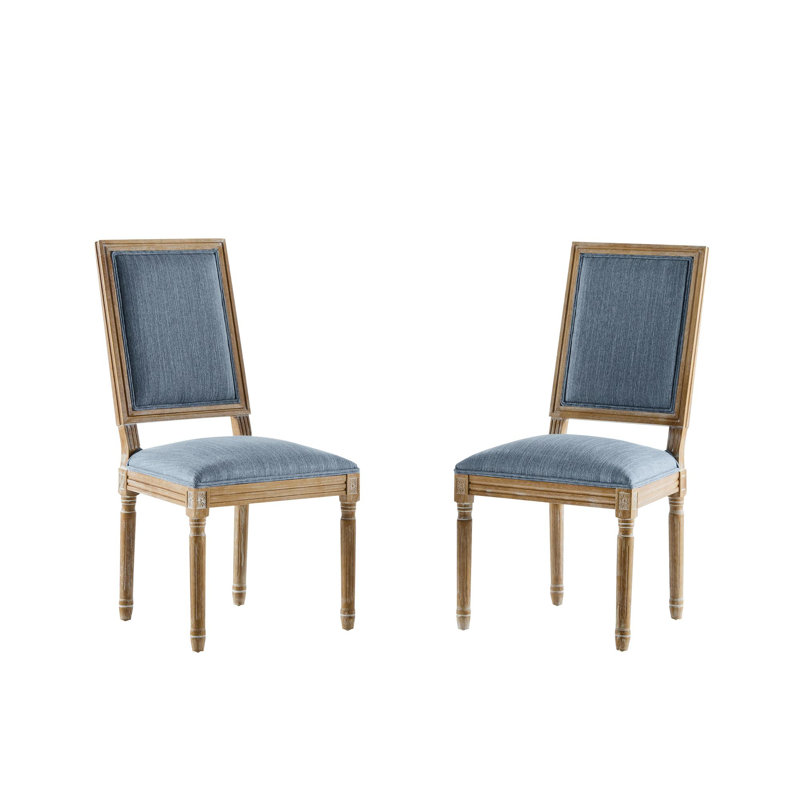 French Country Dining Chair, Slate Blue